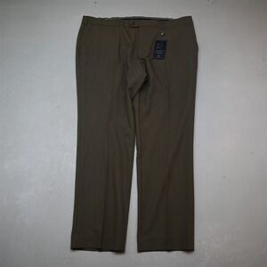 NEW Construct 40x30 Brown Modern Fit Slim Dress Mens Pants